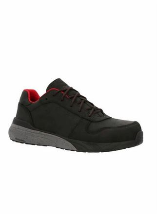 Rocky Mens Industrial Athletix Composite Toe 3 Work Shoe - Wide Width In Black