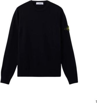 Stone Island Truien & Vesten, Heren, Blauw, XL, Wol, Accessoires
