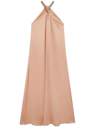 Stella McCartney Avondjurk met halternek - Beige