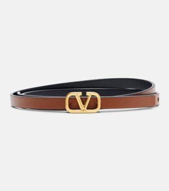 Valentino Garavani VLogo leather belt