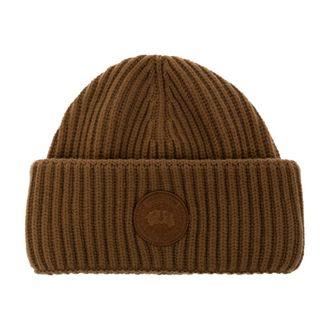 Canada Goose Cashmere Blend Double Fold Toque - unisex - Accessoires - Bruin - Maat: ONE Size Kasjmier