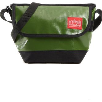 Manhattan Portage Vinyl Crossbody Bag Ver 2 in Olive at Nordstrom