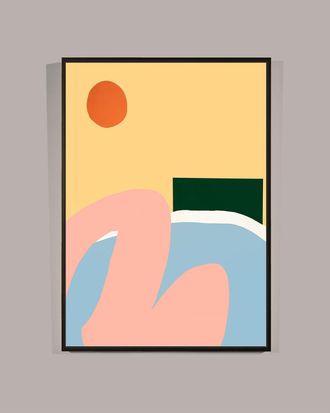 RFA Fine Art David & apos;s Swimming Pool & apos; Wall Art on Canvas