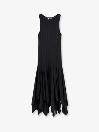 Loewe Vestito lungo Paulas Ibiza in cotone ricamato - LOEWE - gender_Woman