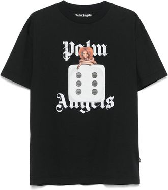 Palm Angels Black Logo Dice T-shirt