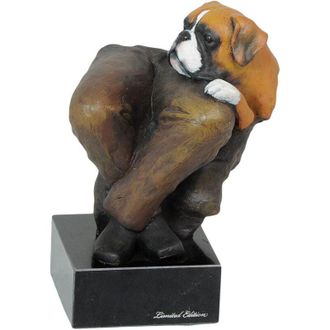 OEM Boxer, Boxer - Estatuilla Pintada, Figura, Realizada Por El Artista, Marca Art-dog