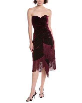 Theia Rosalie Velvet Cocktail Dress