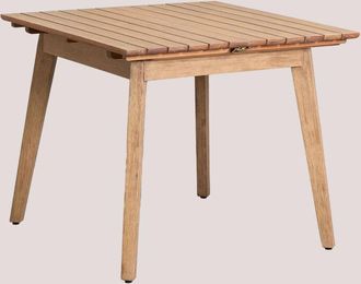 Sklum Sklum - Mesa De Comedor Extensible Rectangular En Madera (90-150x90 Cm) Naele