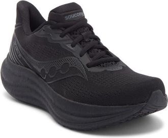 Saucony Triumph 23 Running Shoe in Triple Black at Nordstrom, Size 10.5
