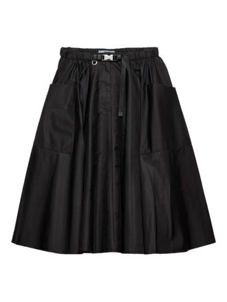 Prada Geplooide rok - Zwart