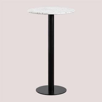 Sklum Mesa Alta De Bar Redonda En Terrazo (&oslash;60 Cm) Dolce Sklum