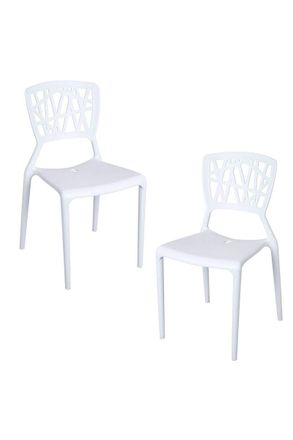 Regalos Miguel Regalos Miguel - Packs Sillas Jard&iacute;n - Pack 2 Sillas Delta - Blanco