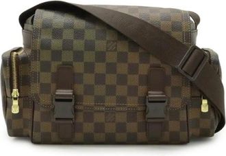Louis Vuitton Pre-owned Cross Body Bags, male, Brown, Size: ONE SIZE Pre-owned Reporter Melville Crossbody Bag