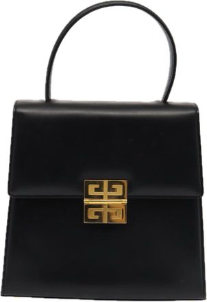 Givenchy 4G Black Leather Handbag (Pre-Owned)