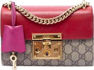 Gucci Pre-owned Vintage Crossbody Bag - Dames - Vintage Schoudertas - Veelkleurig - ONE Size - Leer - Vintage