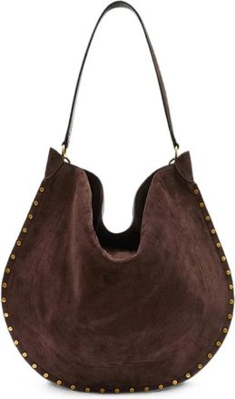 Isabel Marant Tas - Dames - Schoudertassen - Bruin - ONE Size - Su&egrave;de - Tassen