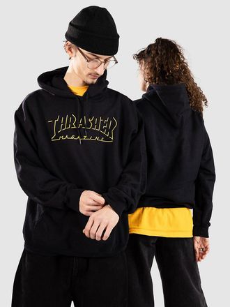 Thrasher Shadow Mag Logo Hoodie zwart