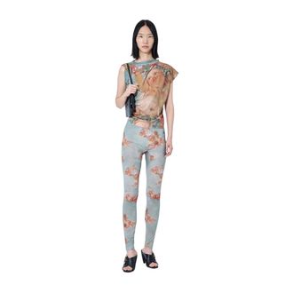Vivienne Westwood Hebo Top - female - Vivienne Westwood - Sleeveless Tops - Blue - XS - Tops