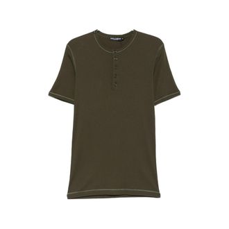 Dolce & Gabbana Buttoned T-shirt