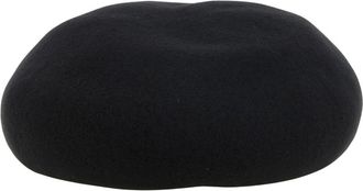 Vivienne Westwood Baskse baret - Dames - Hoeden - Zwart - S/M - Wol - Accessoires
