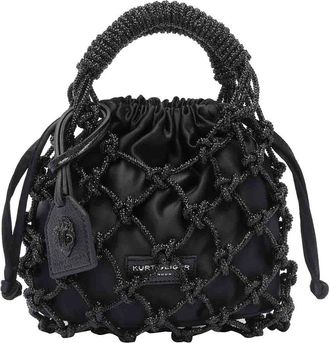 Kurt Geiger Small Macrame Crystal Handbag