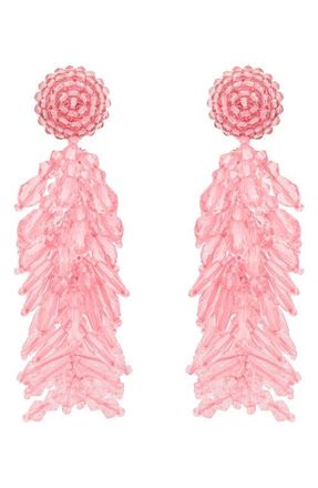 Oscar De La Renta Cluster Tassel Earrings in Pink at Nordstrom
