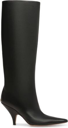 Bally Kika laarzen met logo - Zwart