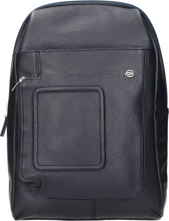 Piquadro Herrens Blaue Leder-Umh&auml;ngetaschen