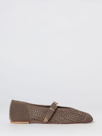 Stuart Weitzman Ballerine Mary Jane in maglia traforata con cinturino
