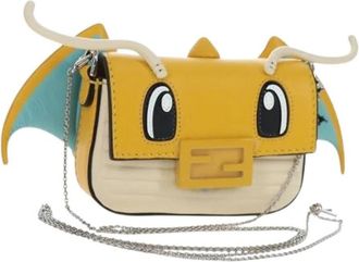 Fendi Pre-owned Vintage Schoudertas - Dames - Vintage Schoudertas - Veelkleurig - ONE Size - Leer - Vintage