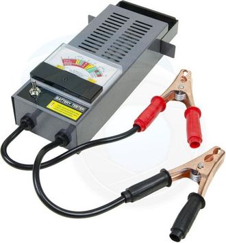 Trade Shop Trade Shop - Tester Portatile Per Controllo Batteria Auto Moto Da 100 Amp A 6v E 12v Con Cavi