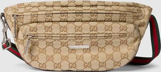 Gucci Tag Small Crossbody Bag, Beige, GG Canvas