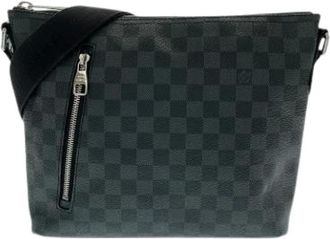 Louis Vuitton Pre-owned Cross Body Bags, male, Gray, Size: ONE SIZE Pre-owned Shoulder Bag