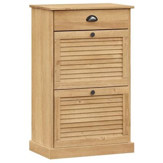 vidaXL Zapatero Vigo Madera Maciza De Pino 60x35x96 Cm Vidaxl