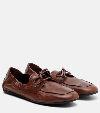 Prada N&aacute;uticos Shuffle de piel