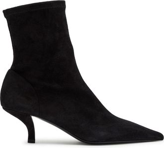 Toteme 50 Suede Ankle Boots - Black - 40 (IT40 / UK7)