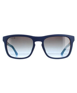 Lacoste Rectangle Unisex Matte Blue Grey Gradient L956S - One Size