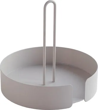 TFT Home Furniture Bandeja redonda KYO, blanca