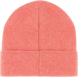 by FAR Womens Alpaca Knit Beanie Pink Nylon Wool