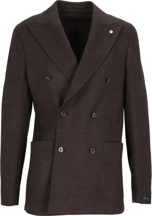 Lubiam Giacca Drop S - Heren - Business blazers - Bruin - S - Kostuums