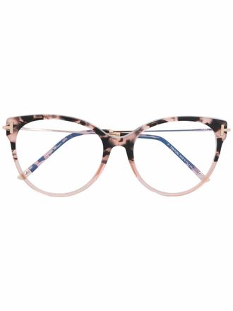 Tom Ford Eyewear Zonnebril met cat-eye montuur - Roze