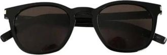 Saint Laurent Pre-owned Accessories, female, Black, Size: ONE SIZE Pre-owned Plastic Sunglasses