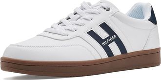Tommy Hilfiger Lasona Mens Shoes White/Navy/Gum 141 : 10.5 D - Medium, Synthetic