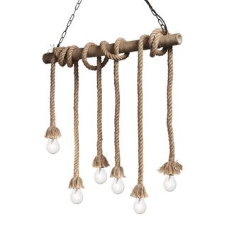 Netlighting Canapa 6 Light Ceiling Pendant Brown E27