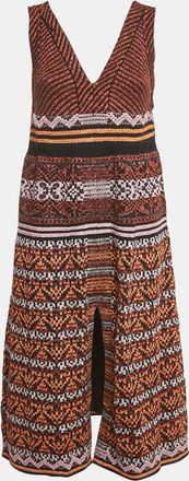 M Missoni Metallic Lurex Knit Sleeveless Dress