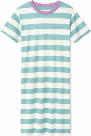 Mazine Bold Striped Jersey Dress Kleid f&uuml;r Damen | wei&szlig;