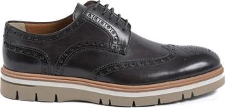 Dee Ocleppo Mens Brogue Shoes EB131 Vit Moro Luc Gallo - Brown Leather - Size UK 7.5