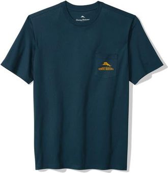 Tommy Bahama Plays Well with Otters Pocket Graphic T-Shirt in Navy at Nordstrom, Size 2Xb