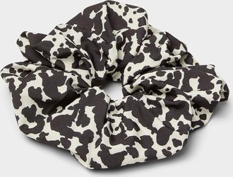 Simons Womens Cowhide pattern large scrunchie