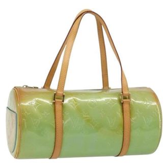 Louis Vuitton Pre-owned Handbags, female, Green, Size: ONE SIZE Pre-owned Vintage Patent Leather Hand Bag